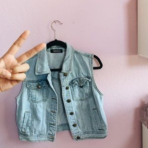 BUNDLE! | Light Denim + Acid Wash Vests